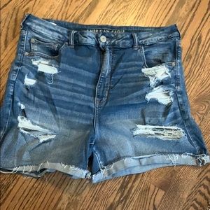 American eagle curvy high rise shorty